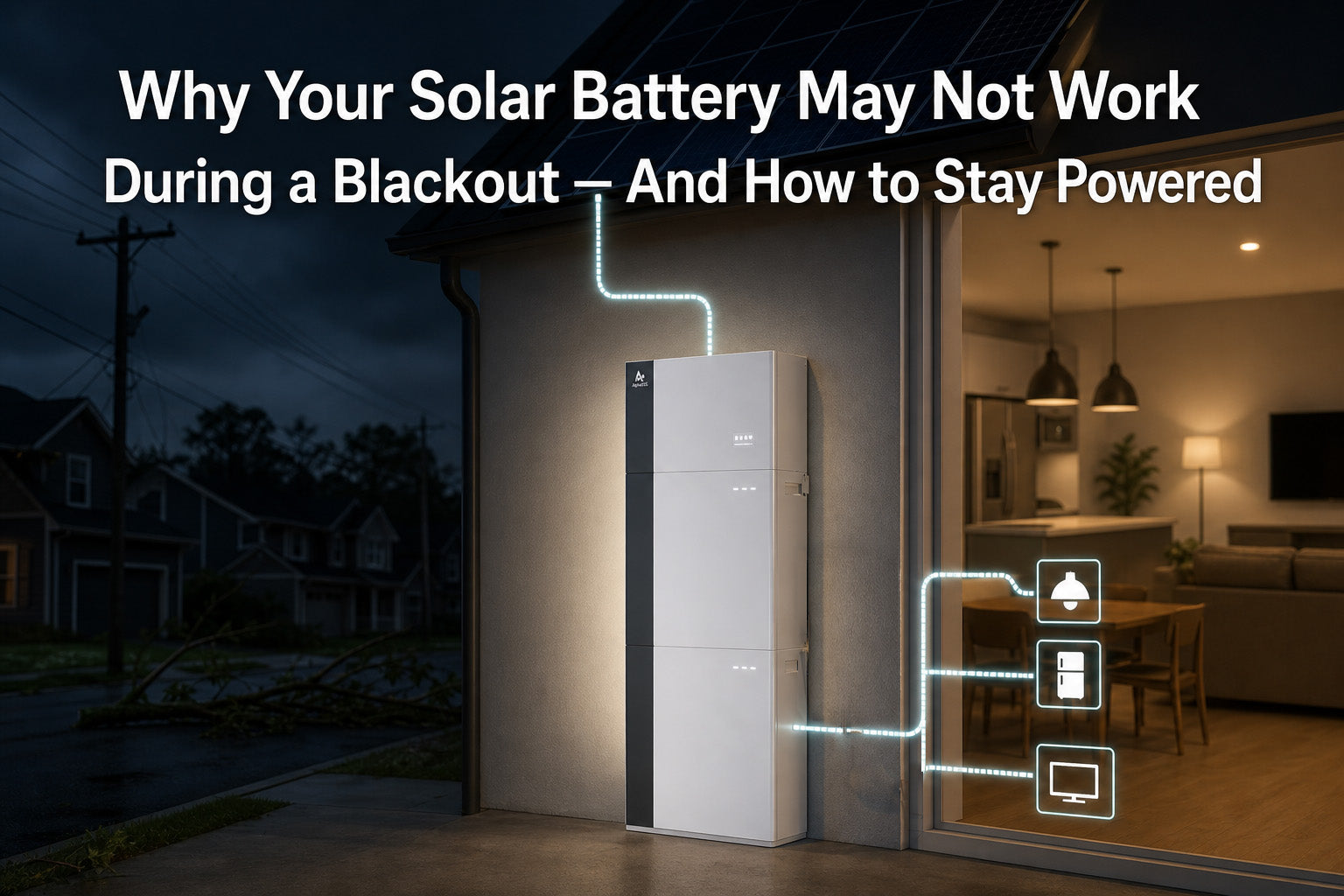 Why Your Solar Battery May Not Work During a Blackout — And How to Stay Powered