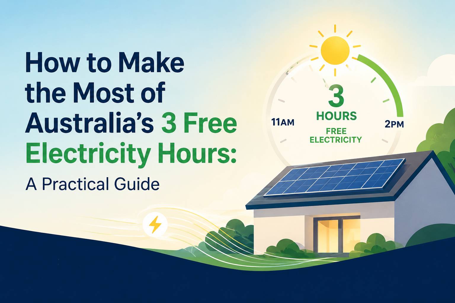 How to Make the Most of Australia's 3 Free Electricity Hours: A Practical Guide