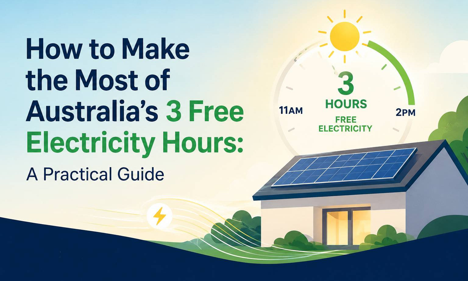 How to Make the Most of Australia's 3 Free Electricity Hours: A Practical Guide